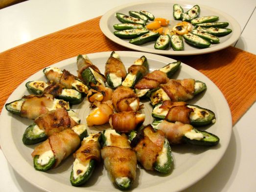 Habanero and Jalapeno Poppers: bacon or vegetarian with epazote.