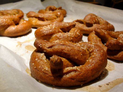 Fresh German-Style soft pretzels